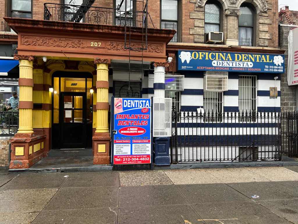 G&G Dental storefront on Dyckman St